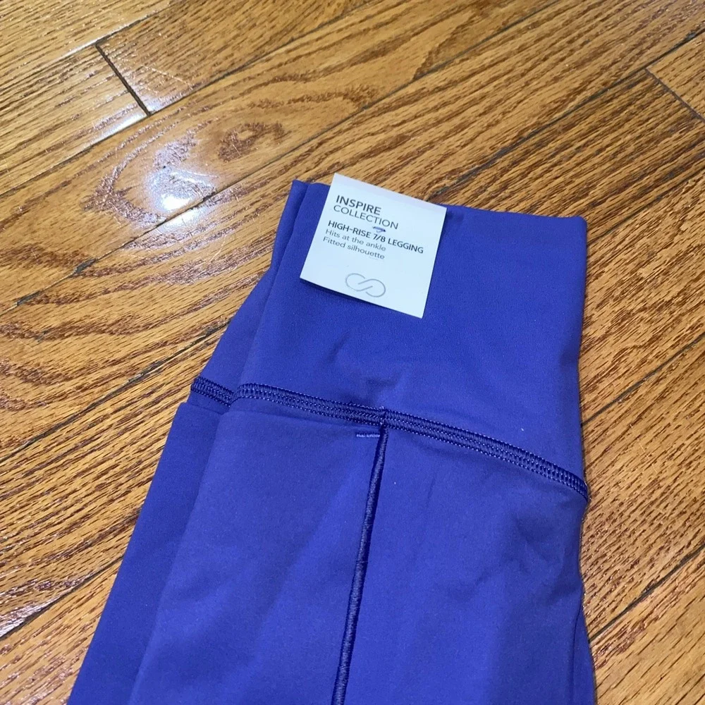 Calia By‎ Carrie Underwood Inspire High Rise 7/8 Leggings XS Rich Blue - Picture 2 of 4